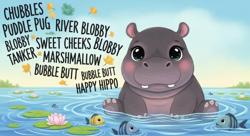Cute Nicknames for Hippos