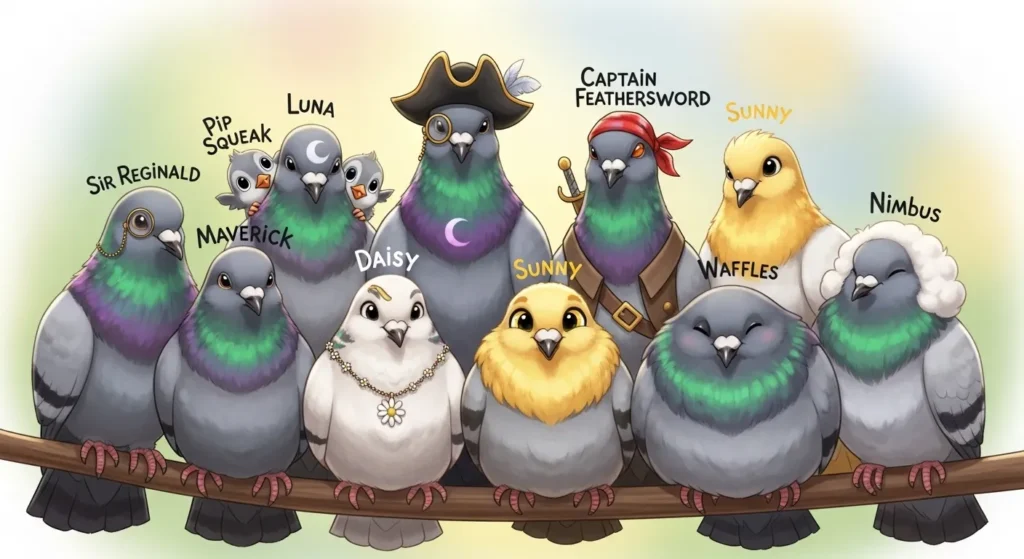 Unique Names for Pigeons