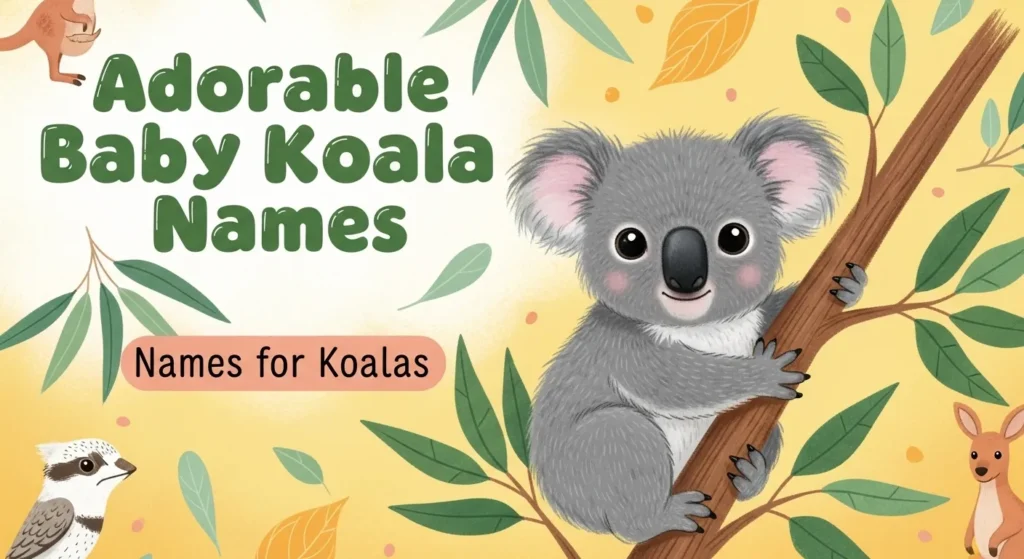 Adorable Baby Koala Names 