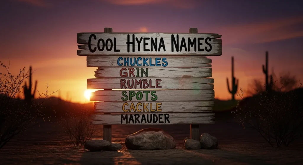 Cool Hyena Names
