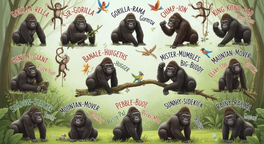 Cute Nicknames for Gorillas