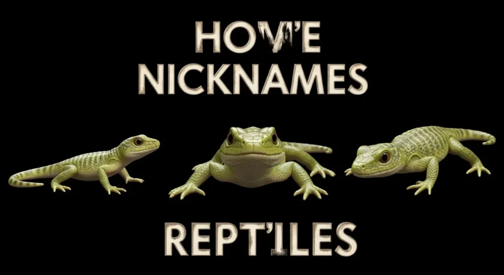 Romantic Nicknames for Reptiles