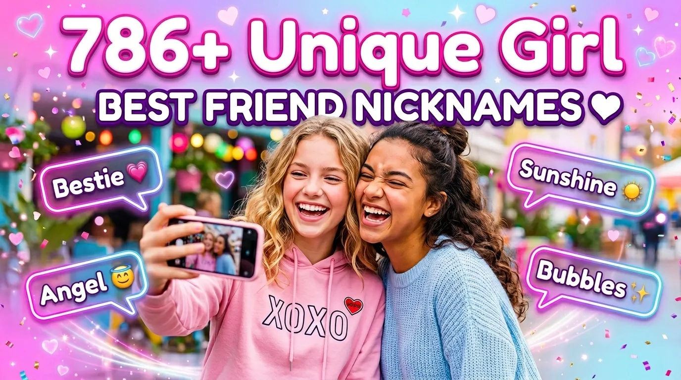Unique Nicknames for Girl Best Friend With Meaning 