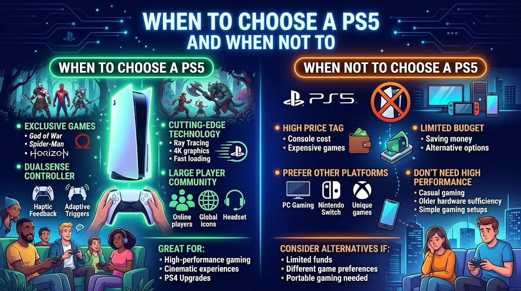 When to Choose a PS5 and When Not To