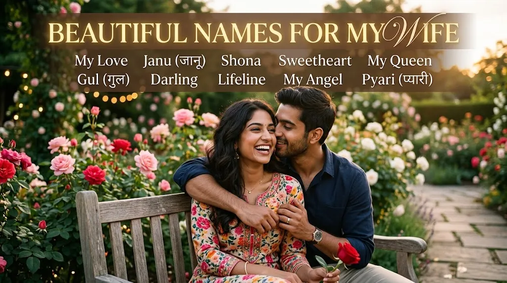 🌹 Beautiful Names for Wife