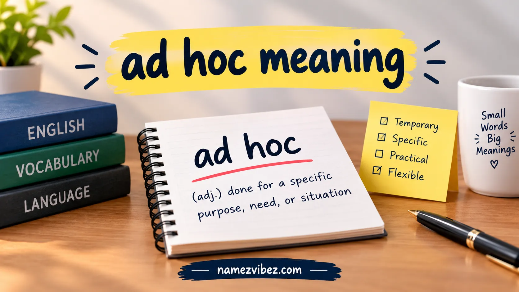 Ad Hoc Meaning