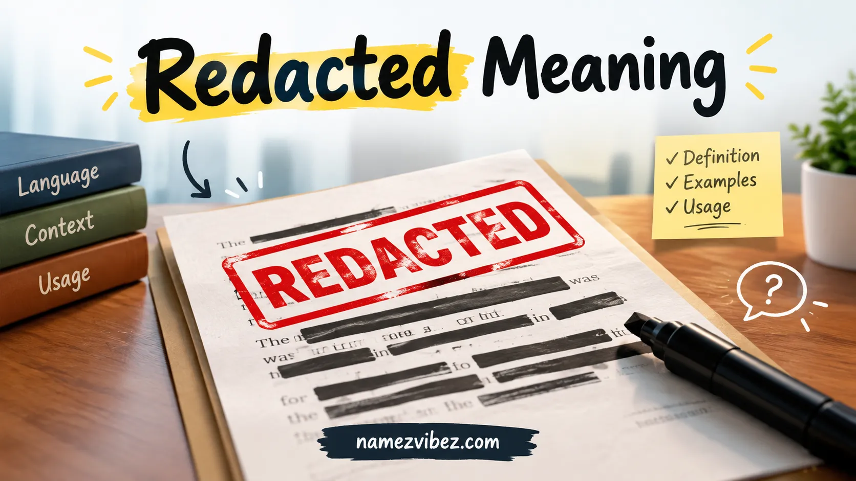 Redacted Meaning