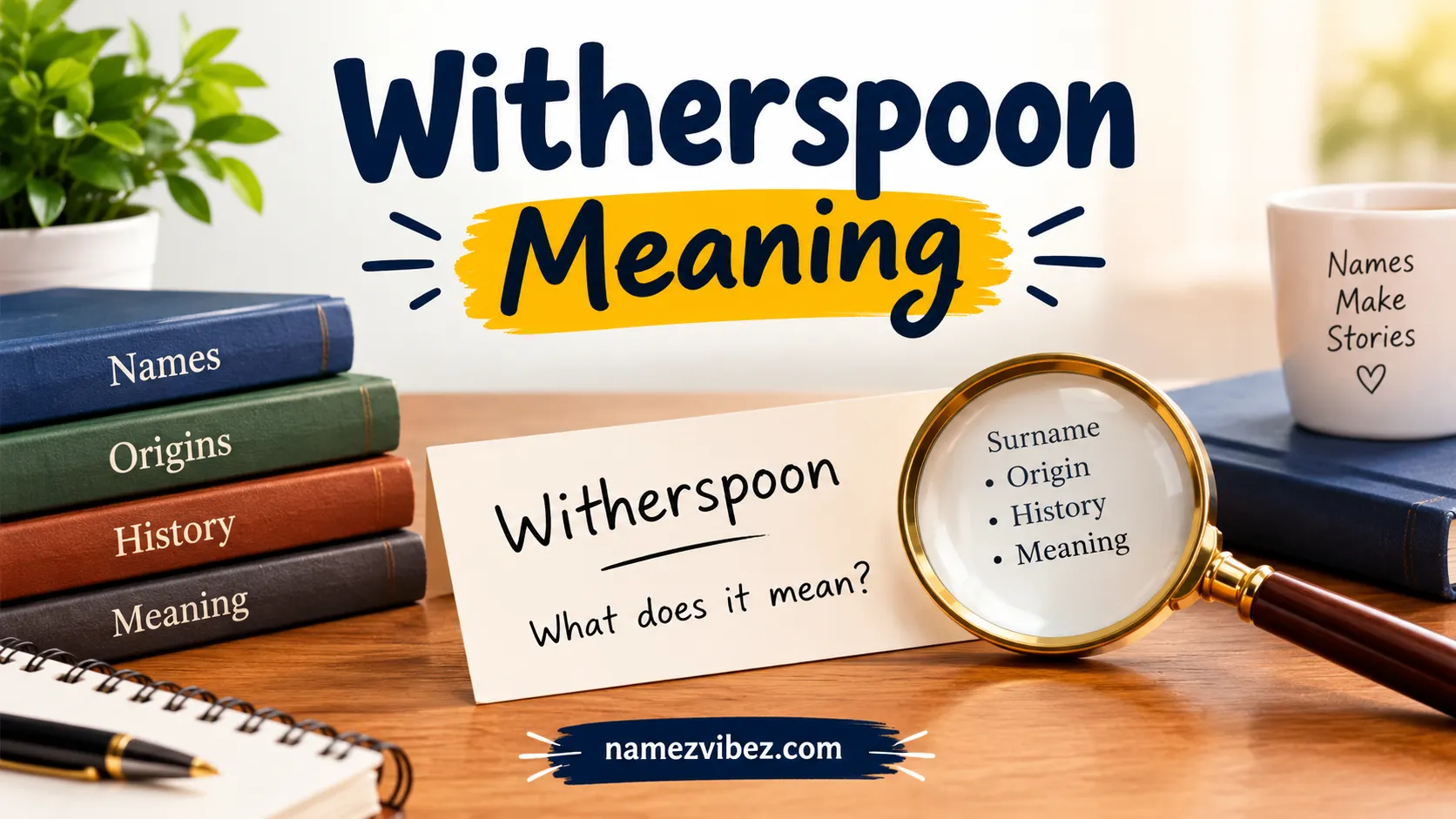 Witherspoon Meaning